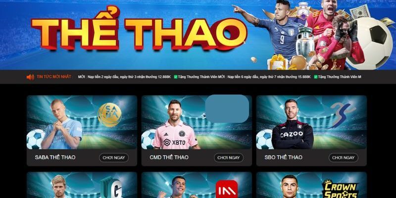 Cá cược thể thao tại U88 vô vàn kèo thơm